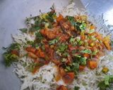 A picture of step 10 of Kashmiri Pulao.