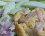 Hình bước làm 1 của món Mướp xào tóp mỡ gà
