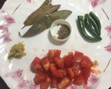 A picture of step 3 of Raw Papaya curry.