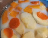 Foto del paso 1 de la receta: Sopa de calabaza y manzana, a la leche. Para bebés