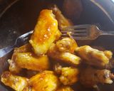 A picture of step 2 of Sweet Chilli wings.