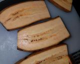 A picture of step 1 of Platanos machos (fried plantain banana).