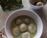 Foto langkah ke 9 dari resep Tang Yuan Kuah Matcha.