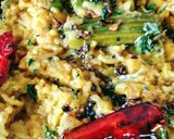 A picture of step 2 of Mix Vegs Dalkhichidi.