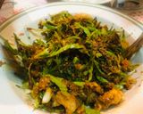 รูปขั้นตอนการทำที่ 8 ของ ส้ายอดหมะข๋าม(ยำยอดมะขามปลากะป๋อง)