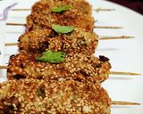 A picture of step 3 of Sabhudana kabab.
