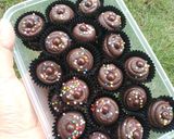 Foto langkah ke 6 dari resep Brownis cup kering.