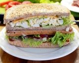 Foto langkah ke 6 dari resep Sandwich Roti Gandum.
