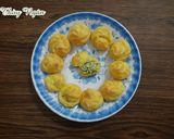 Hình bước làm 10 của món Bánh su kem vị custard & vị matcha