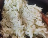 Foto langkah ke 2 dari resep Nasi Lemak Pandan Sambal Sotong.
