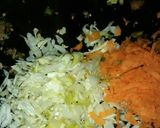 A picture of step 3 of Potato veggies stuff papad roll with salad.
