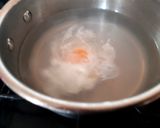 A picture of step 2 of My poahed Egg, Hallumi and Bacon Crisp. 👍.