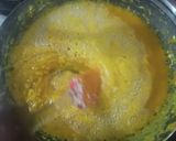 A picture of step 6 of Mysore Pak (Traditional South Indian Sweet).