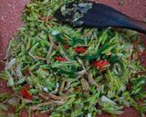 Foto langkah ke 7 dari resep Tumis Bunga Pepaya (Anti Pahit).