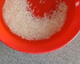 A picture of step 1 of Rice and Sevayan Kheer.