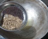 A picture of step 2 of Vegetable Broken Wheat khichdi.