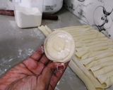 A picture of step 6 of Ghee and coconut milk chapat.