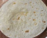 Foto del paso 5 de la receta Fajita de tortilla con champiñones y jamón 😋