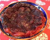 Une image de l'étape 10 de Tarte tatin aux pêches de vigne (pêches du jardin).