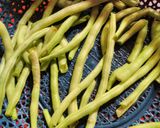 A picture of step 1 of French Beans Palya.