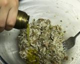 A picture of step 2 of Fried Rice and Lentil Pie.