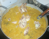 A picture of step 8 of Groundnut soup with chicken.