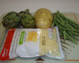 Foto del paso 1 de la receta: Patata y verduras gratinadas