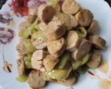 รูปขั้นตอนการทำที่ 3 ของ ผัดพริกหยวกหมูยอ​ (คีโต)