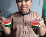 Foto langkah ke 5 dari resep Puding semangka cup.