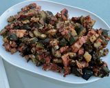 Une image de l'étape 12 de Courgettes et tomates au lard et persil.