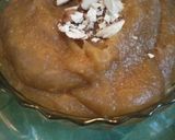 A picture of step 4 of Besan halwa.