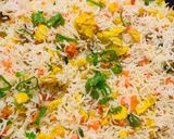 A picture of step 5 of Egg fried rice.