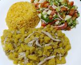 Фото кроку 8 до Рагу з куркою та платано (коста-риканська кухня) 🍌🍲.