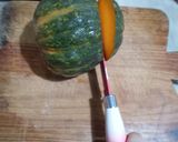 Foto del paso 2 de la receta: Calabaza rellena de carne picada y vegetales con queso