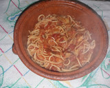 Foto del paso 9 de la receta: Espaguetis con salsa a la napolitana con panceta