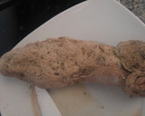 Foto del paso 4 de la receta: Solomillo de cerdo a la sal con patatas gratinadas
