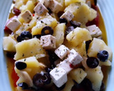 Foto del paso 8 de la receta: Ensalada de patatas, piquillos confitados y queso feta