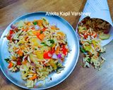 A picture of step 4 of Diet Bhel.