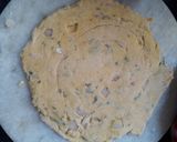 A picture of step 3 of Tandoori missi roti on tawa.