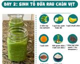 Hình bước làm 1 của món “Green smoothies day 2”