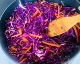 A picture of step 1 of Fiery Cabbage Soup.