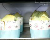 รูปขั้นตอนการทำที่ 4 ของ คัพเค้กไข่ขาวรสชาเขียว