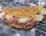 Foto del paso 4 de la receta: Omelette de jamón y queso 🧀