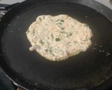 A picture of step 5 of Pizza pancake.