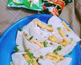 A picture of step 7 of Chicken pockets 😋 with kurukure twist.