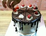 Foto langkah ke 9 dari resep Bolu blackforest simple.