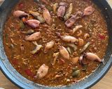 Foto del paso 7 de la receta: Arroz meloso de sepia, calamares y jurel en salazón(opcional)