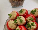Une image de l'étape 5 de 🍅Tomates🌱 grappes🌶️ farcies caviar🍃 d'aubergine🍆.