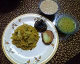 A picture of step 10 of Bhoona khichdi.