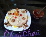 A picture of step 5 of Seffa (Mesfouf) with Dried Fruits and Nuts 💜.
